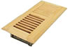 2 X 10 Wood Floor Register - Unfinished Oak